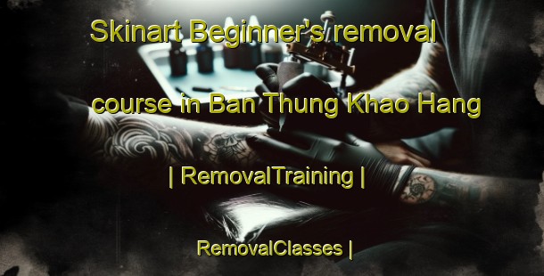 Skinart Beginner's removal course in Ban Thung Khao Hang | RemovalTraining | RemovalClasses | SkinartTraining-Thailand